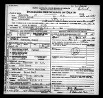North Carolina, U.S., Death Certificates, 1909-1976