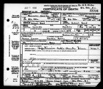 North Carolina, U.S., Death Certificates, 1909-1976