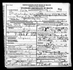 North Carolina, U.S., Death Certificates, 1909-1976