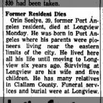 Orin Delbert Seelye Obituary