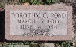 Pond, Dorothy Opal McCoun 1905-1994