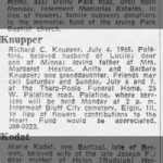 Richard C Knupper Obituary