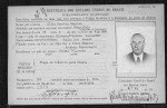 Rio de Janeiro, Brazil, Immigration Cards, 1900-1965