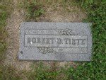 Robert David Tietz Headstone