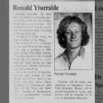 Ronald Yturralde Obituary