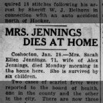 Sarah Ellen Simon Jennings obituary