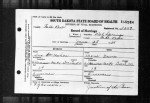 South Dakota, Marriages, 1905-2016