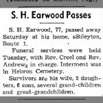 Starling Hezekiah Earwood Obituary