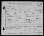 Texas, Birth Certificates, 1903-1932