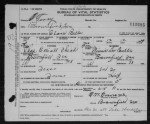 Texas, Birth Certificates, 1903-1932