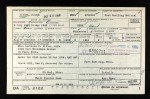 U.S. National Cemetery Interment Control Forms, 1928-1962