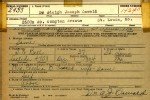 U.S. WWII Draft Cards Young Men, 1940-1947
