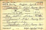 U.S. WWII Draft Cards Young Men, 1940-1947