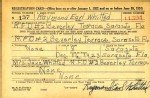 U.S. WWII Draft Cards Young Men, 1940-1947