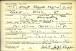 U.S. WWII Draft Cards Young Men, 1940-1947 U.S. WWII Draft Cards Young Men, 1940-1947