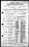 U.S., Sons of the American Revolution Membership Applications, 1889-1970