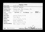 Vermont, Marriage Records, 1909-2008
