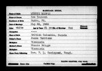 Vermont, Marriage Records, 1909-2008