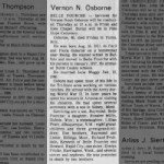 Vernon Noah Osborne Obituary