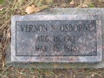 Vernon Osborne headstone