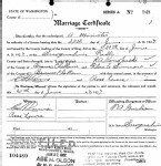 Washington, Marriage Records, 1854-2013