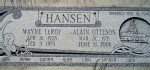 Wayne Leroy and Alain Otteson Gravestone