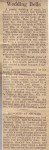 Wedding in paper for Jean Booth Mix