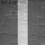 William Henry Baker - Funeral Rites / Obituary