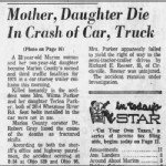 Wilma L Maynard Parker - Killed in Car Accident