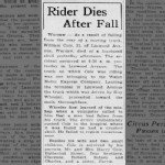 william Harry Cole - Died from Fall from Truck