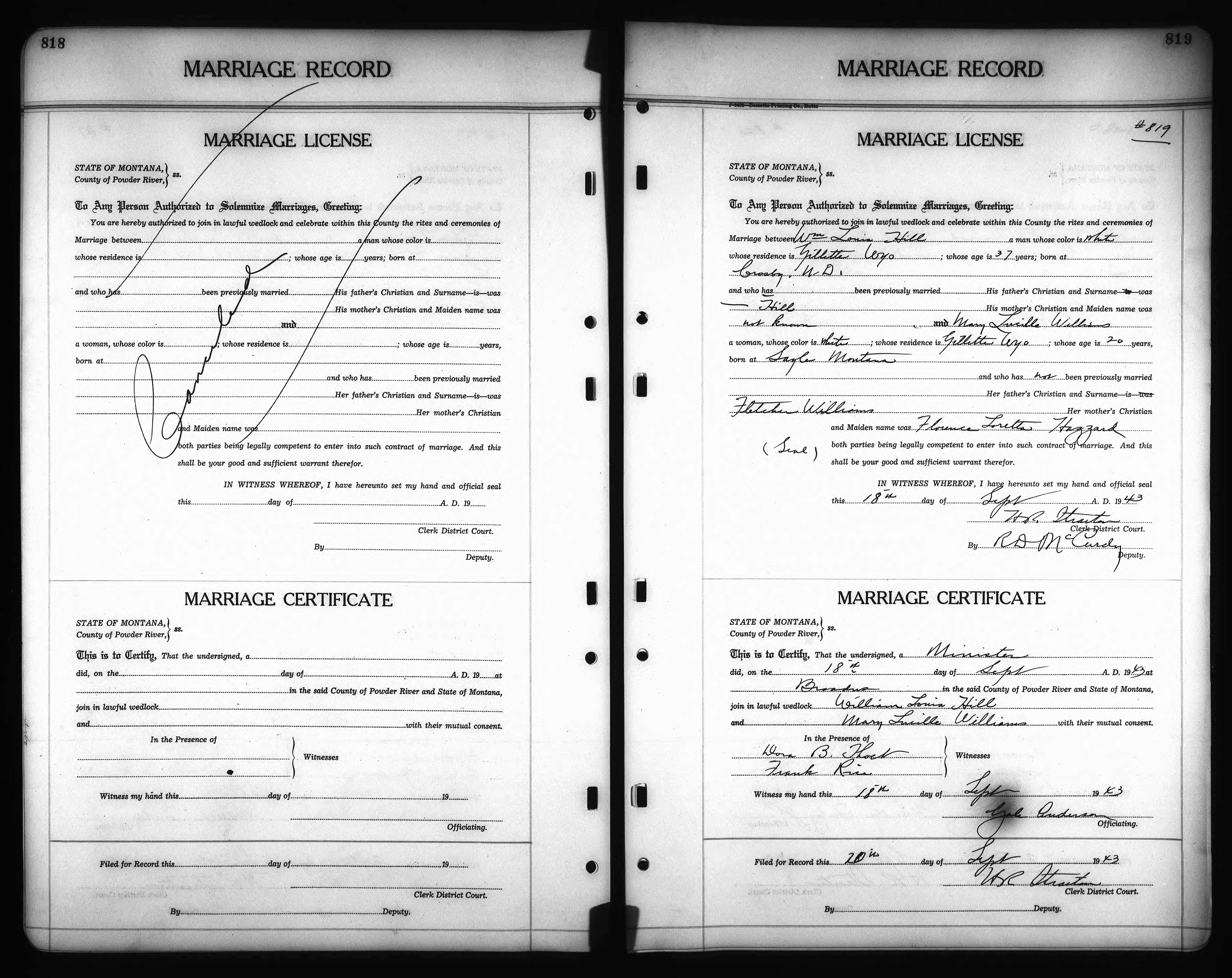 First click in the center of the circle, then click anywhere on the outside of the circle.