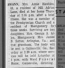 Annie Rice Hawkins Swann Obituary