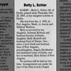 Betty Lou Waldron Schier Obituary Betty Lou Waldron Schier Obituary