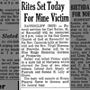 Carl Bailey - Killed in Mine Accident