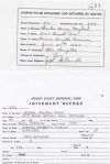 Charles Mayhak Interment Record