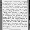 Clayton and Homer Millspaugh - Unpaid Taxes