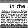 David Eric Keend Enlists in the Army