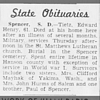 Edward Heinrich (Henry) Tietz Obituary