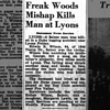 Edwin Ralph Wilson - Killed in Freak Tree Accident