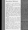Geraldine L Noble Whitted Obituary Geraldine L Noble Whitted Obituary