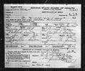 Indiana, Birth Certificates, 1907-1940