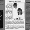 James McCaskey / Kimberly Alloway Marriage