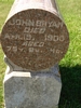 John Bryan Headstone