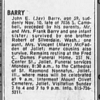 John Edward Barry Obituary