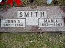 John and Mable Smith Headstone