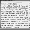 Lillian Mayme McCasky Crouch Seeks Annulment from Alonzo Varain