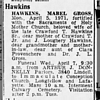 Mabel Cordelia Gross Hawkins Obituary