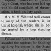 Mary M Green Whitted - In Hospital