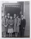 Miltford & Buddy Weatherford in back Helen Sissions, Clara Mason Scher, Irene Lamb, Tom Weatherford in front(L-R) front of photo