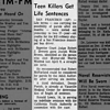 Newspaper Article Re: Sentencing